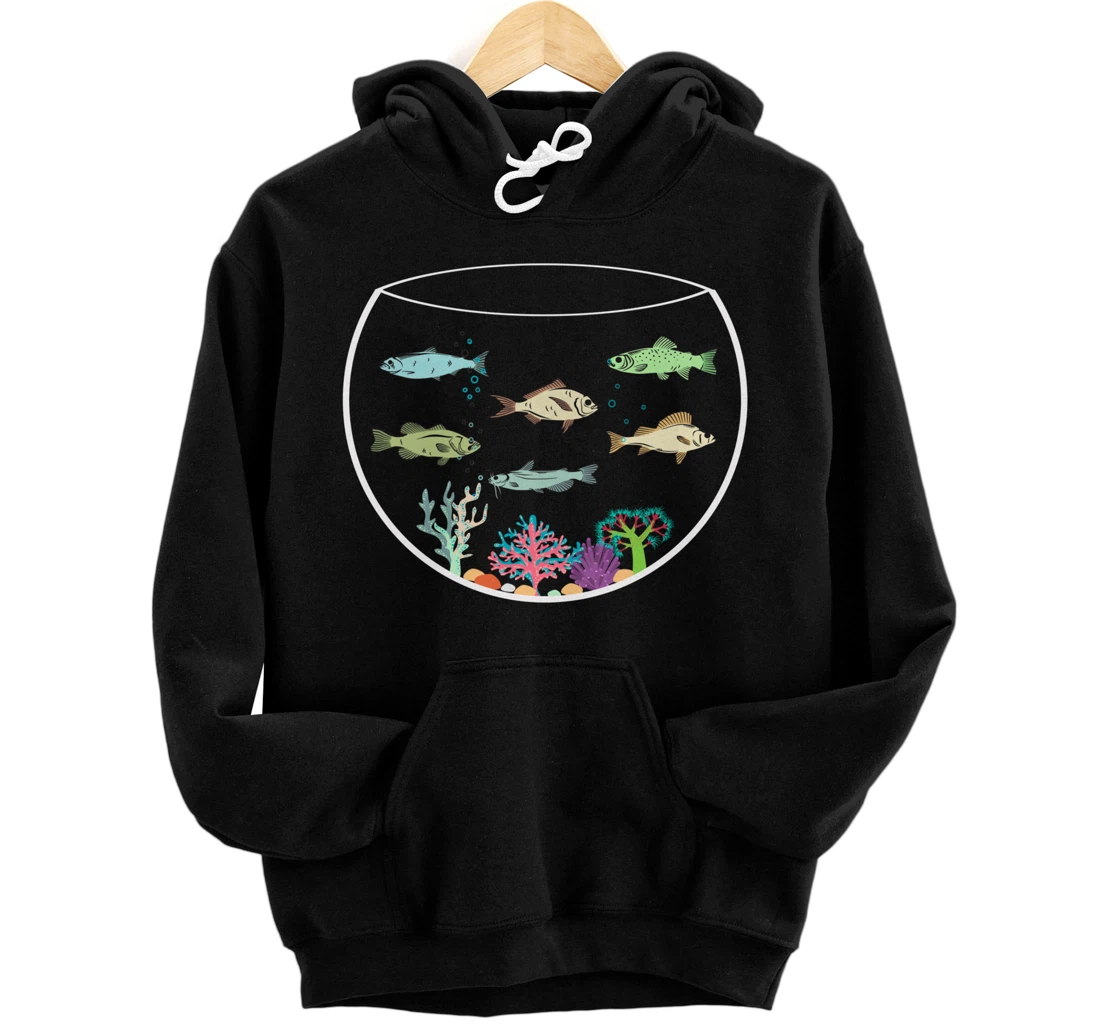 Personalized Aquarist Fishkeeper Fish Species Collection Animal Fish Pullover Hoodie