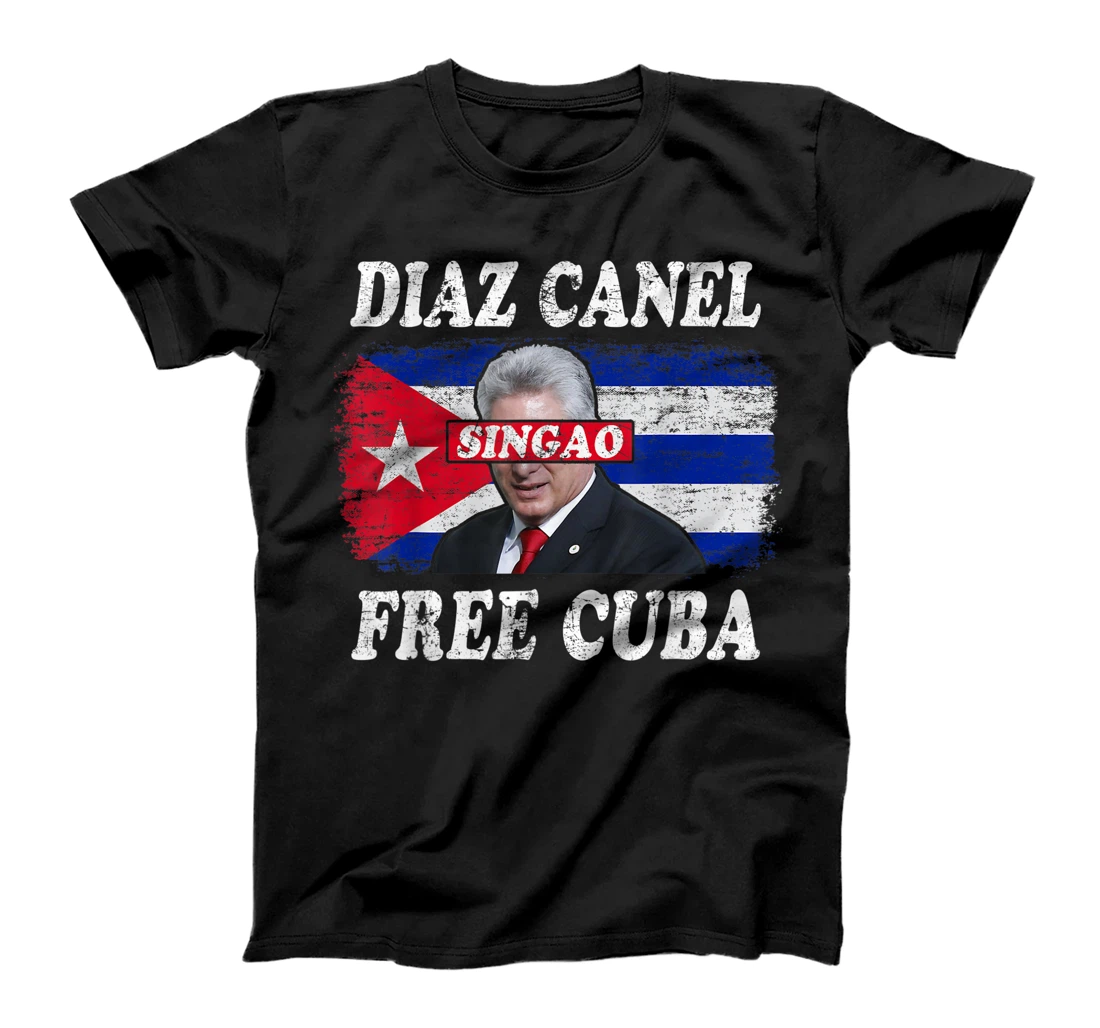 Diaz Canel Singao Men Women Patria Y Vida Free Cuba Vintage T-Shirt, Kid T-Shirt and Women T-Shirt