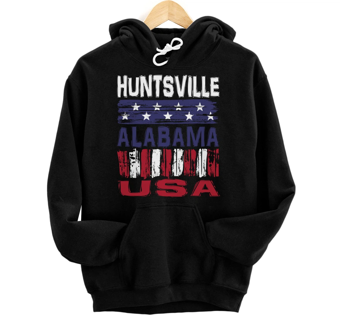 Personalized Huntsville Alabama USA Pullover Hoodie