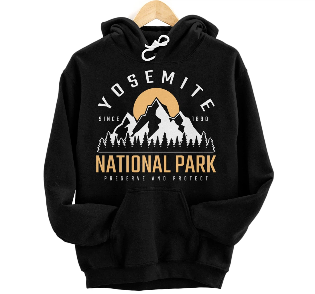 Personalized Yosemite National Park Nevada 1890 Landscape California Pullover Hoodie