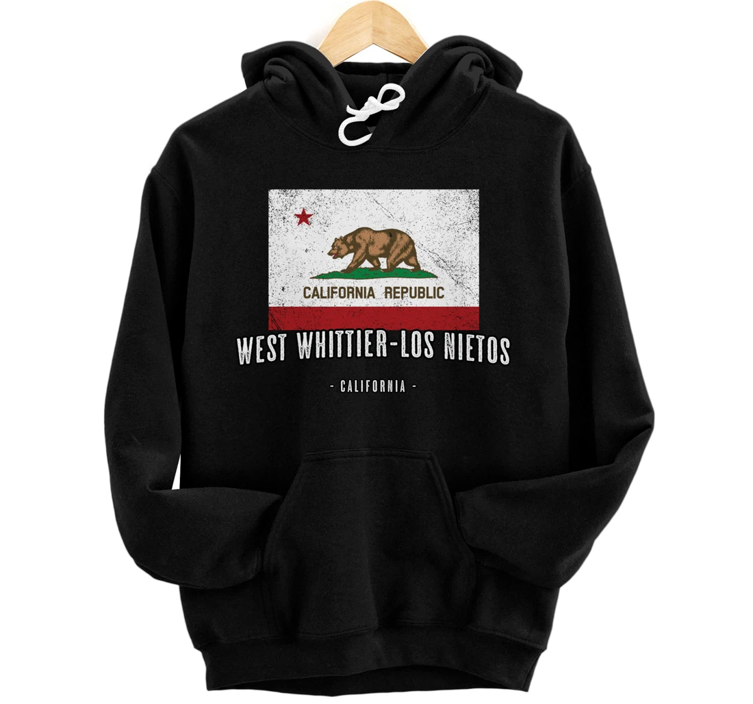 Personalized West Whittier-Los Nietos - California | City Souvenir Flag - Pullover Hoodie