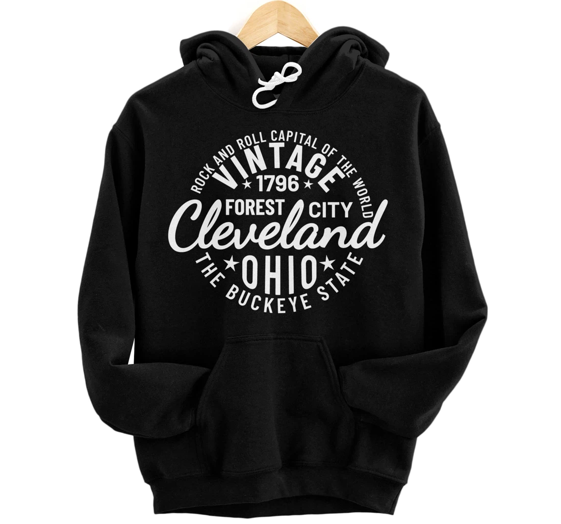 Personalized Forest City Cleveland Buckeye State Ohio Rock & Roll Capital Pullover Hoodie