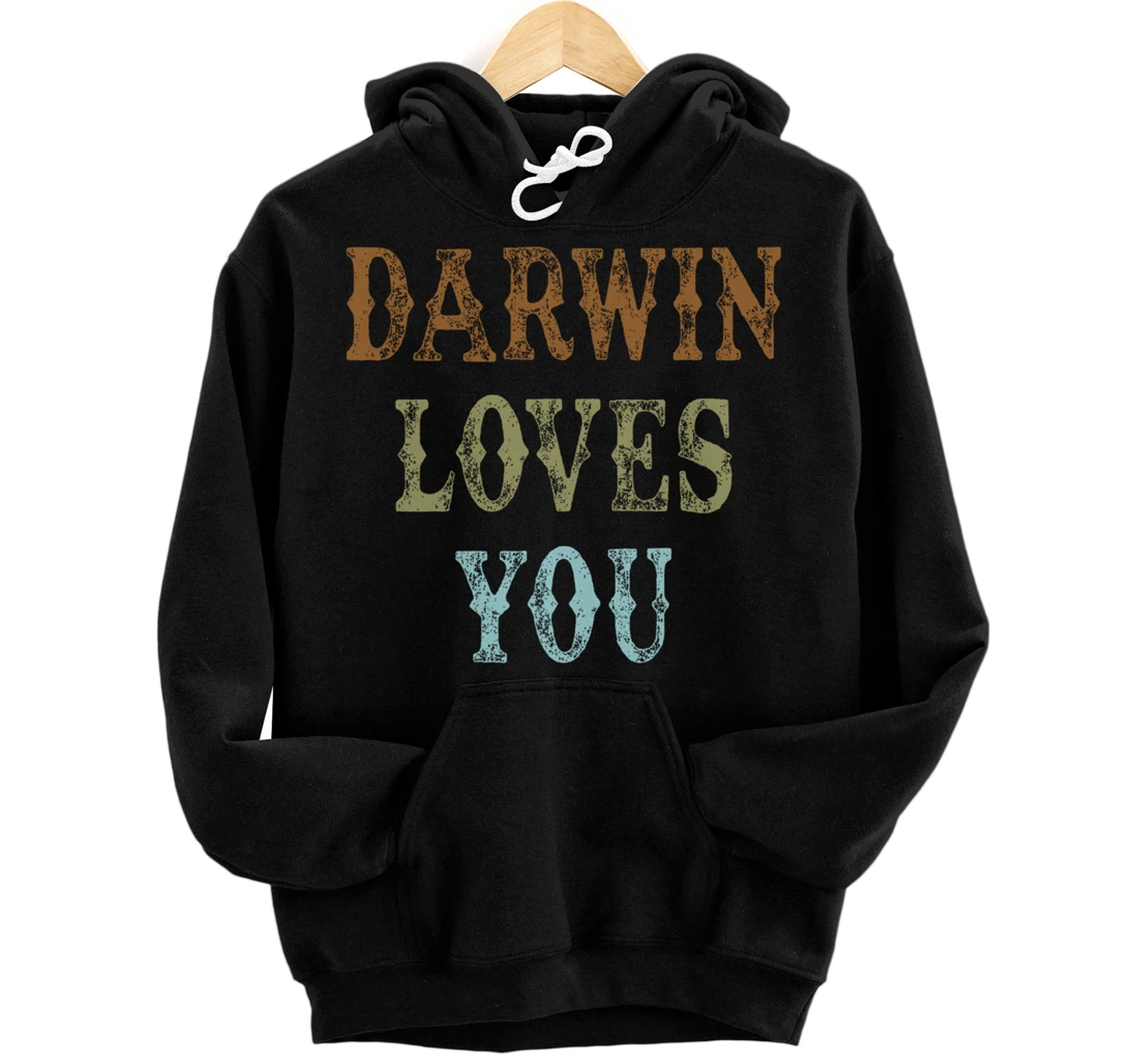 Personalized Pro-science Atheist followers of Darwin Pullover Hoodie