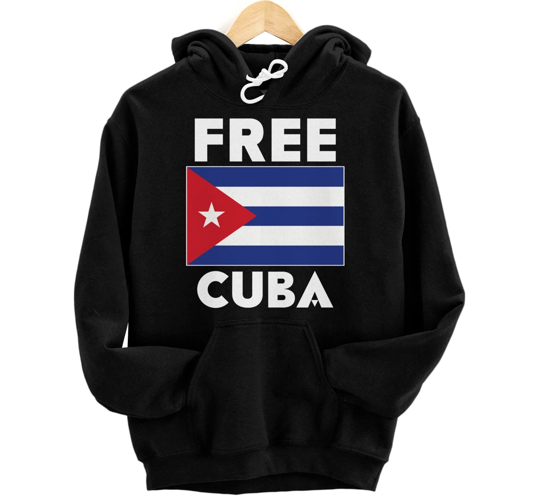 Personalized Free Cuba Cuban Freedom Pride Flag Libertad S.O.S Viva Libre Pullover Hoodie