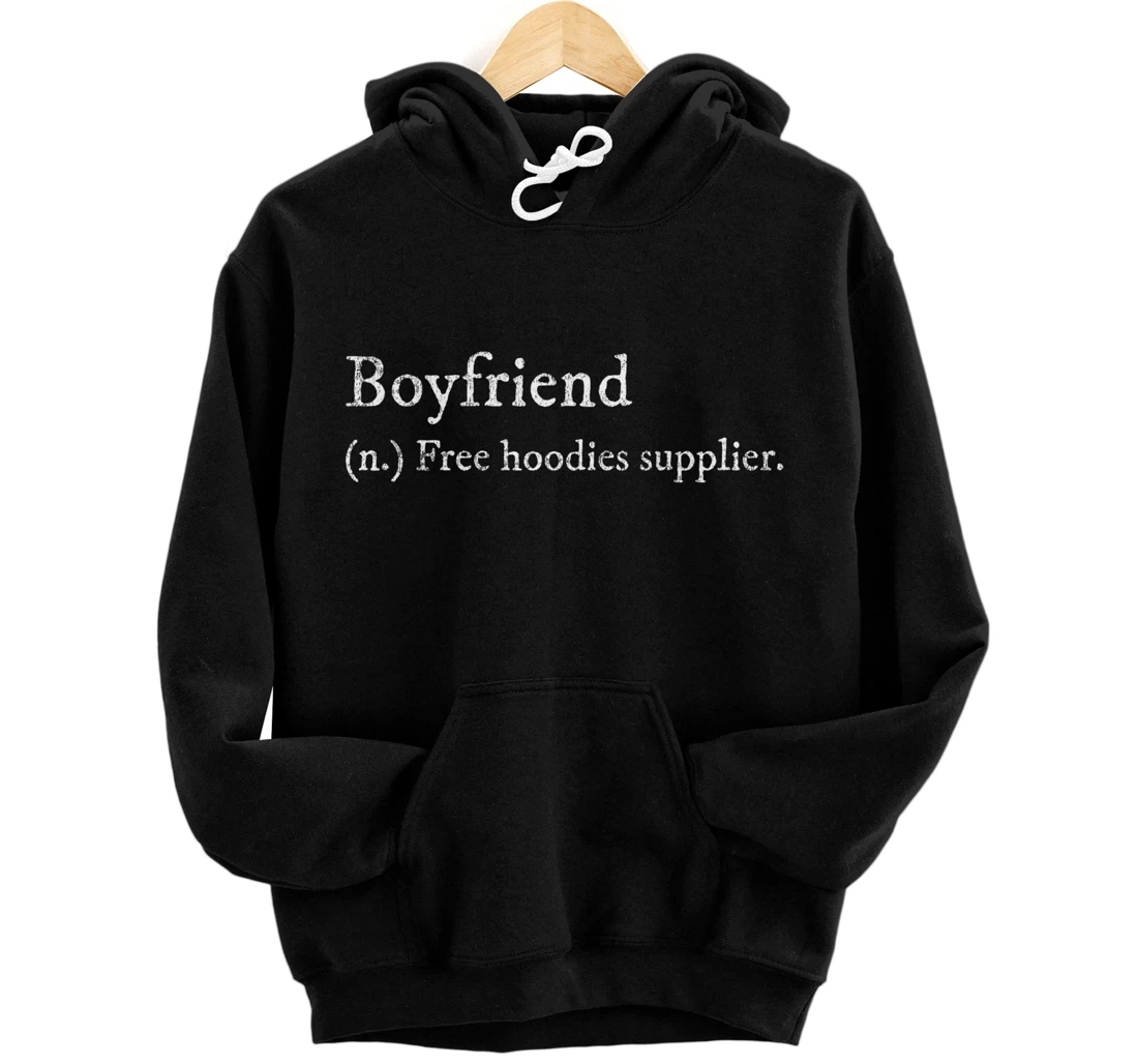 Personalized Funny dictionary boyfriend design noun free hoodies supplier Pullover Hoodie