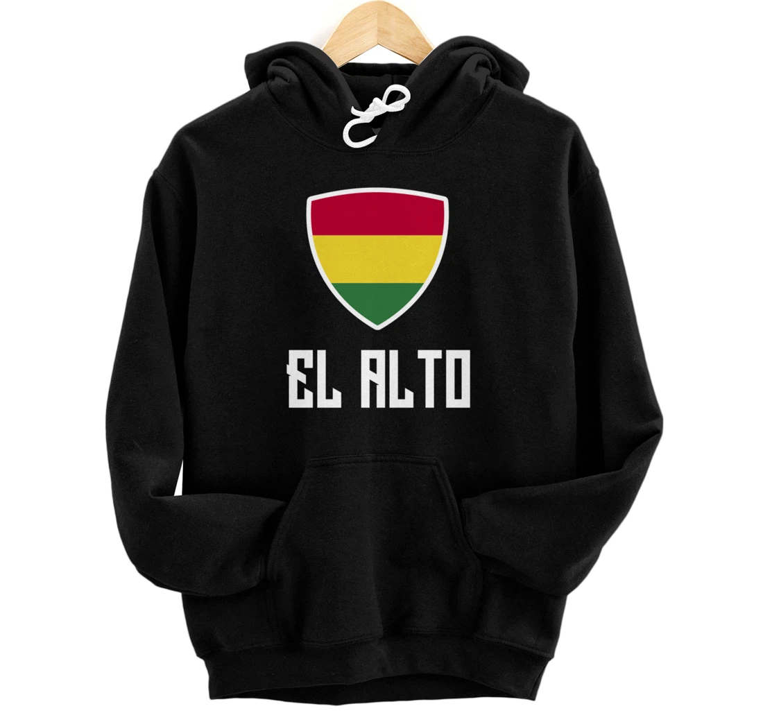 El Alto Bolivian Flag Roots Heritage Bolivia Pullover Hoodie