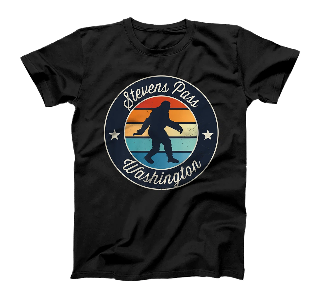 Personalized Womens Stevens Pass Washington WA Sasquatch Souvenir Graphic T-Shirt, Kid T-Shirt and Women T-Shirt