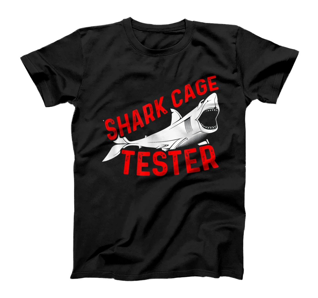 Personalized Conquer Deep Sea - Be A Shark Cage Tester T-Shirt, Women T-Shirt