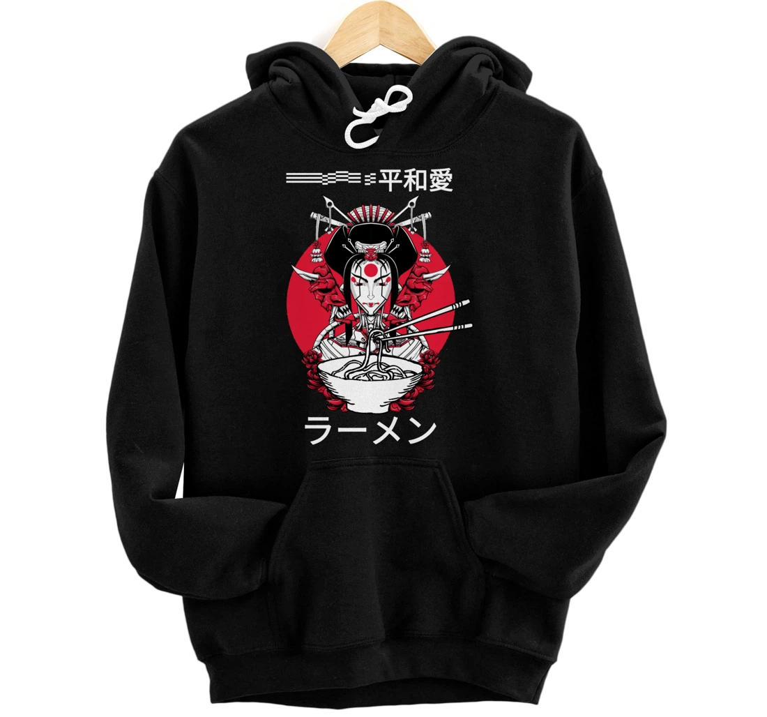 Personalized Japanese Aesthetic Streetwear Grunge Aesthetic Pullover Hoodie