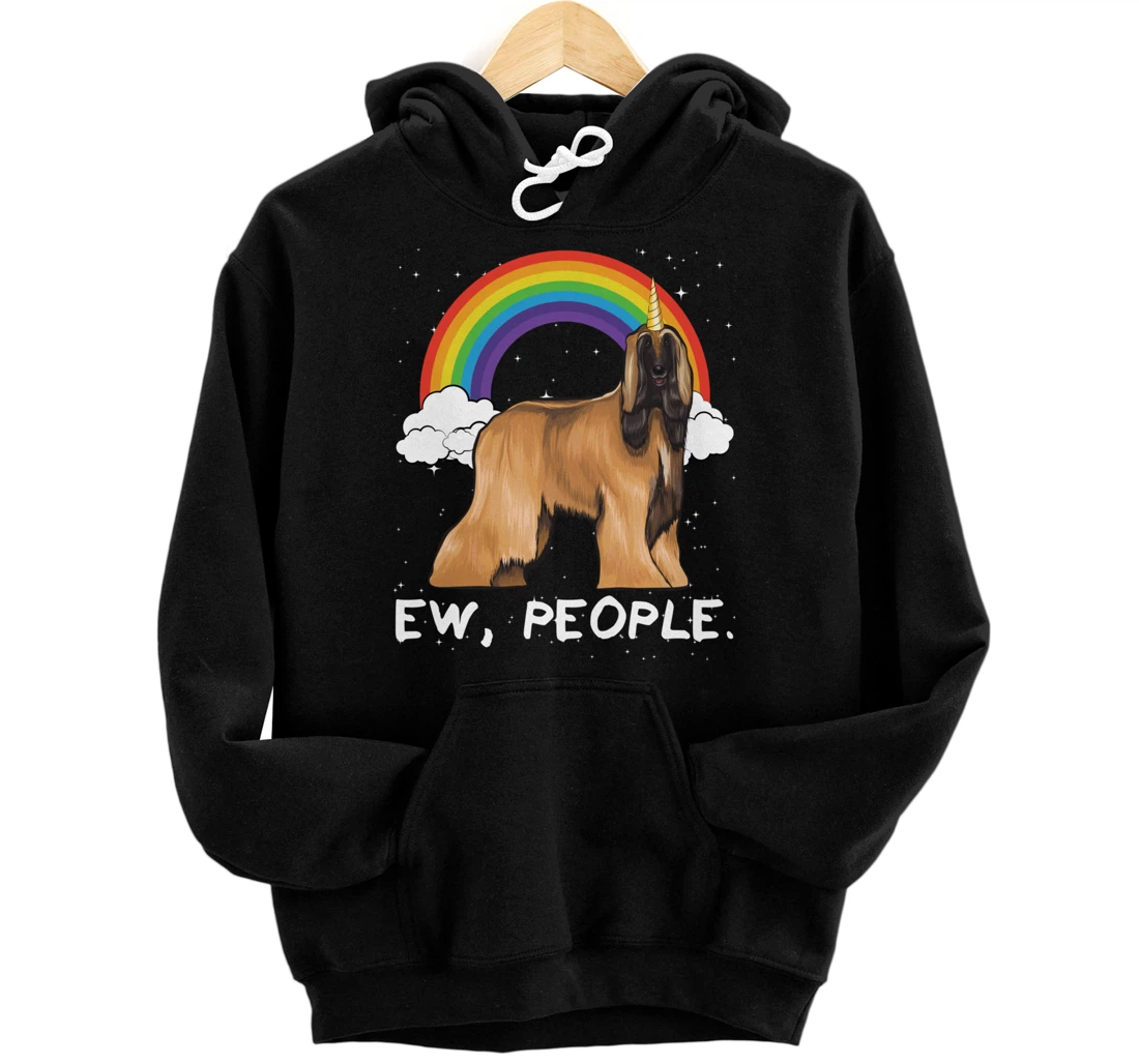 Rainbow Afghan Hound Ew People Unicorn Dog Pullover Hoodie