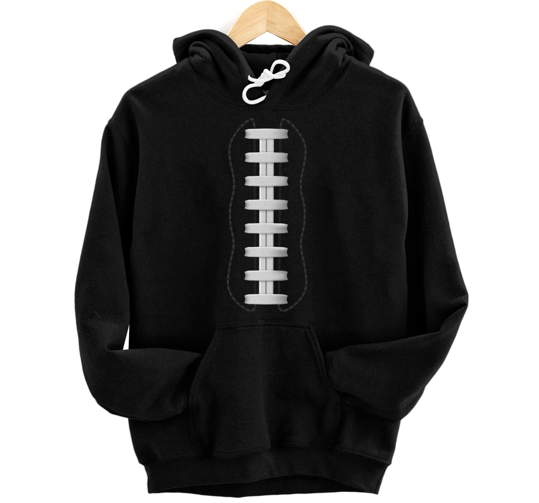 Football Seam Fan Sunday Game Day Gift Pullover Hoodie