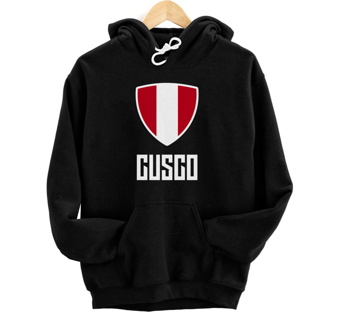 Cusco Peruvian Flag Roots Heritage Peru Pullover Hoodie