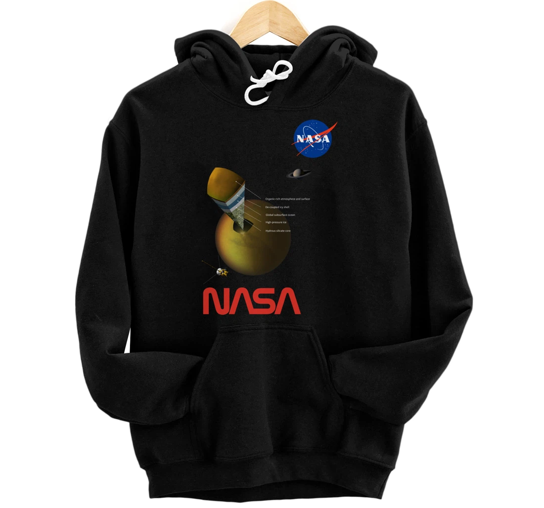 NASA Amazing Design Beautiful Art: Inside Titan Pullover Hoodie