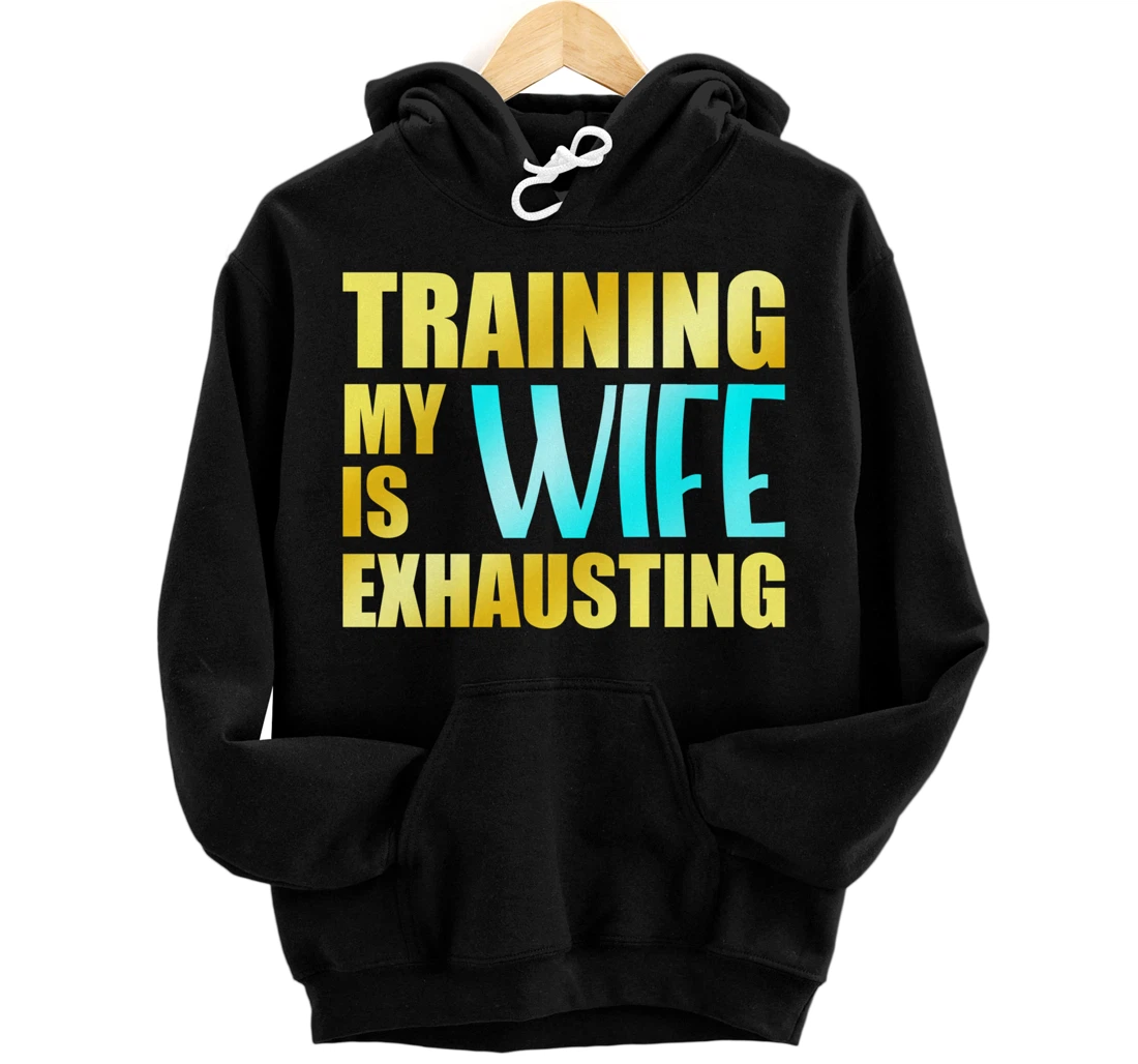 Personalized Raising My Husband & Wife Funny Matching Gag Gift Pullover Hoodie