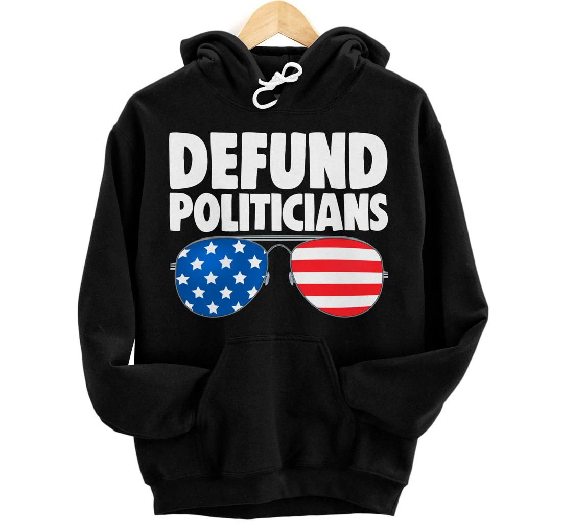 Personalized Defund Politicians Anti Biden Pullover Hoodie