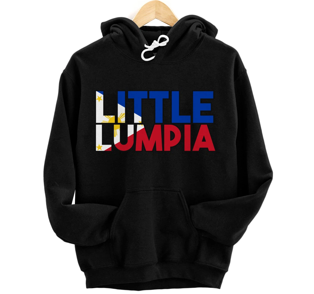 Personalized Philippines Pinoy Pinay Filipino Filipina Little Lumpia Flag Pullover Hoodie