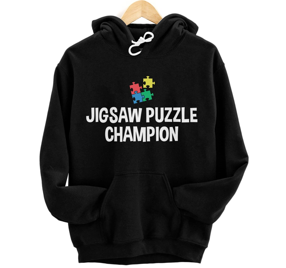 Personalized Puzzle Lover Puzzle Collector Jigsaw Puzzle Champion Pullover Hoodie