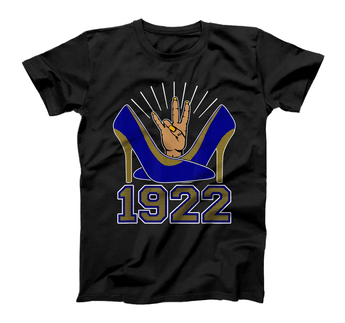 Sigma African SGRho 1922 Gamma High Heel Hand Sign Rho T-Shirt, Women T-Shirt