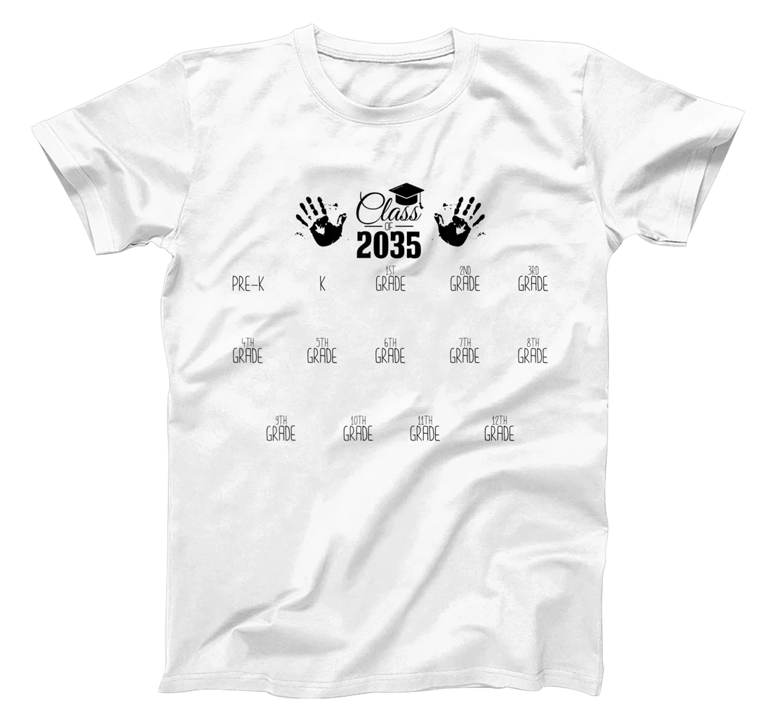 Class of 2035 - Grow with me - First Day of School T-Shirt, Kid T-Shirt and Women T-Shirt