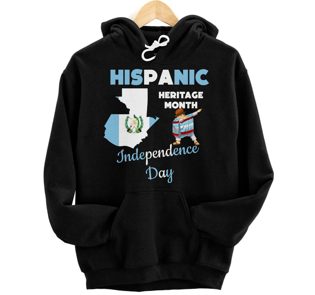 Personalized Guatemala National Hispanic Heritage Month Independence day Pullover Hoodie