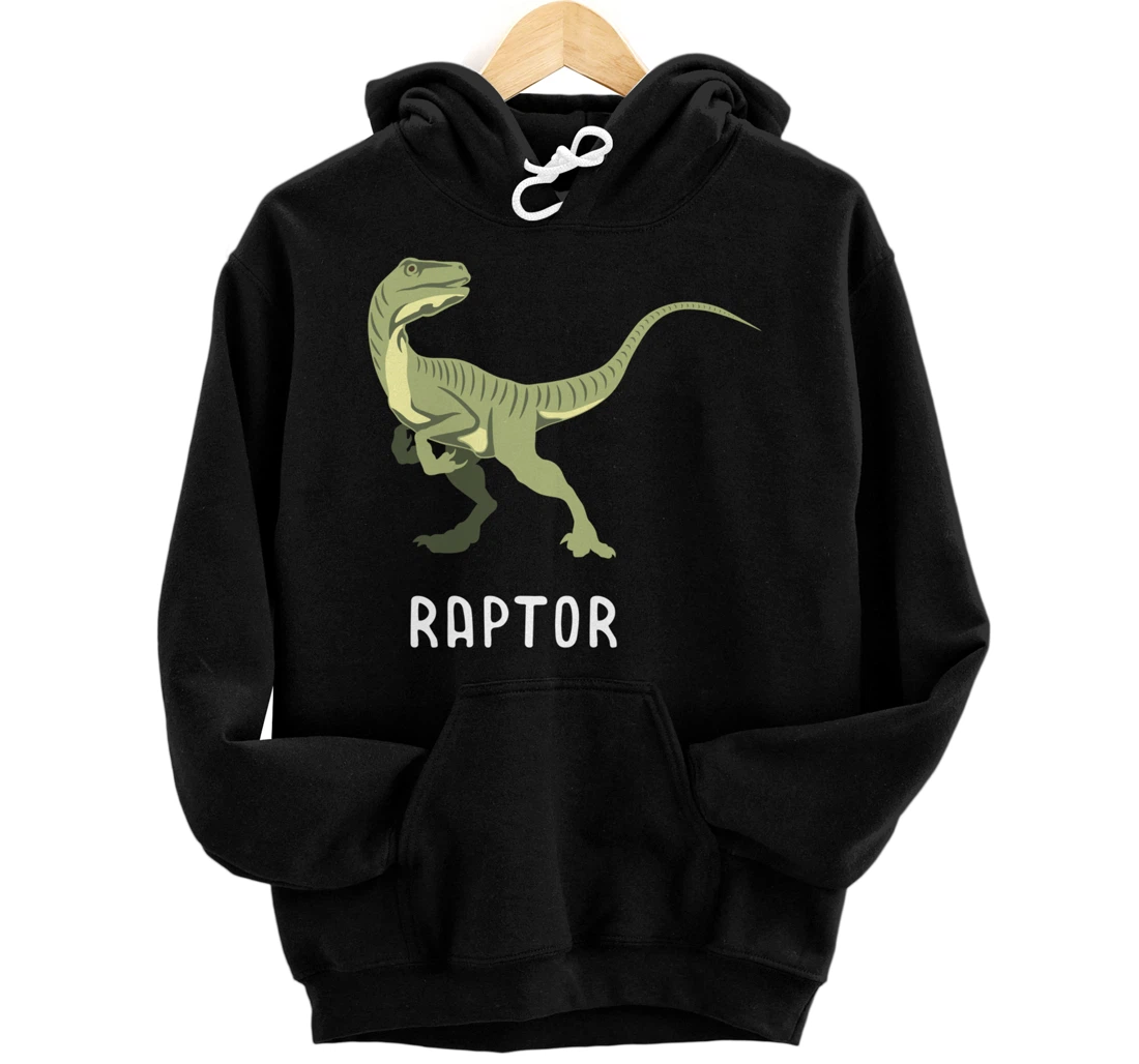 Personalized Velociraptor Paleontology Dinosaur Prehistoric Raptor Pullover Hoodie