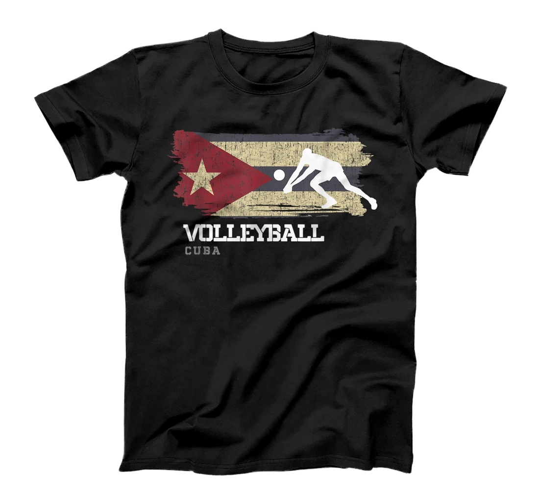 Womens Volleyball Cuba Flag Team Indoor Beach Player T-Shirt, Kid T-Shirt and Women T-Shirt