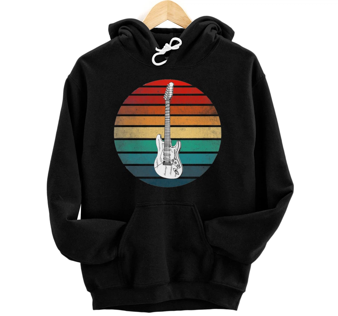 Personalized Guitar Jazz Band Rock and Roll Music Musical Tee Vintage Pullover Hoodie