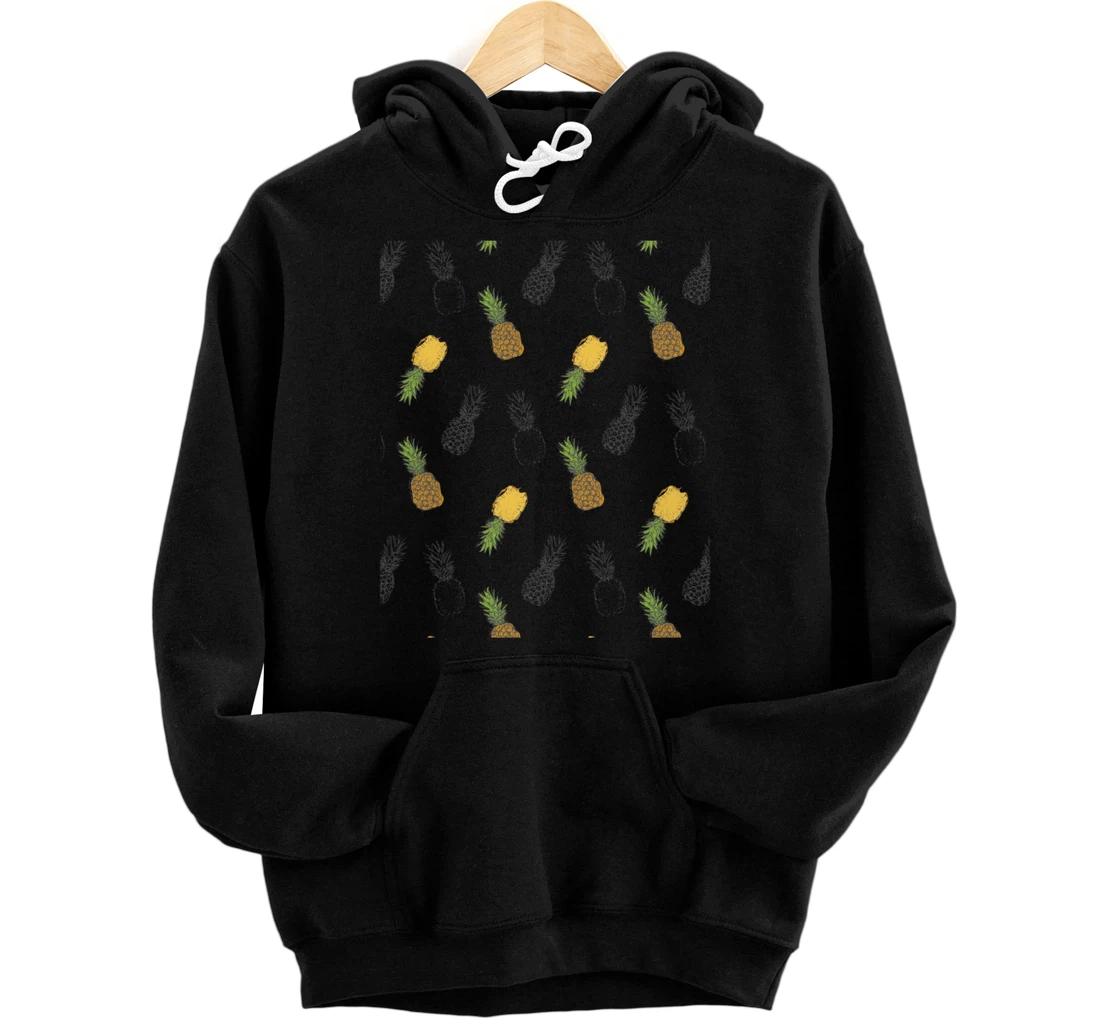 Personalized Aesthetic Tropical Fruits Pineapple Pullover Hoodie