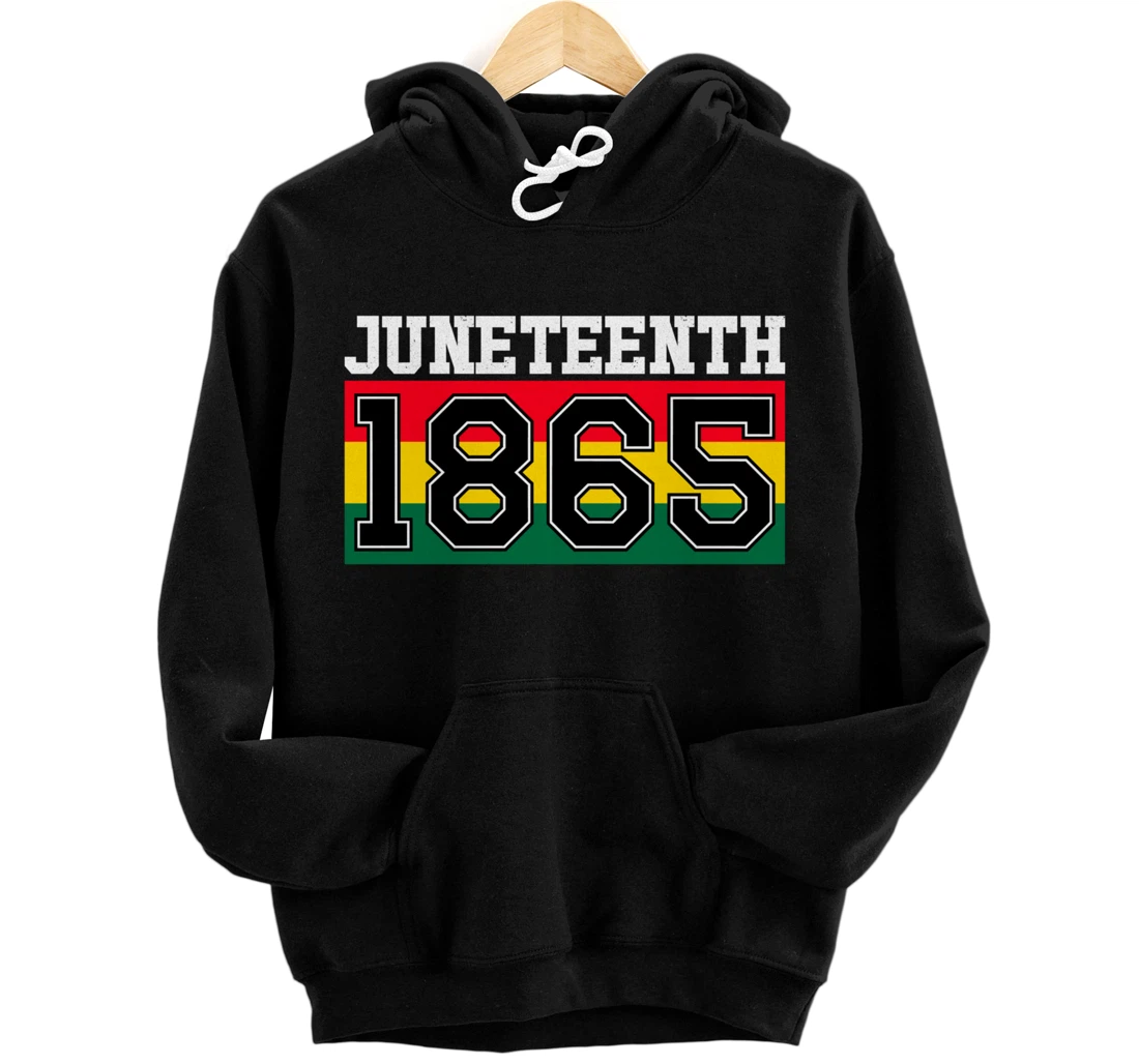 Personalized Juneteenth Freedom & Black History 1865 Independence Gift Pullover Hoodie