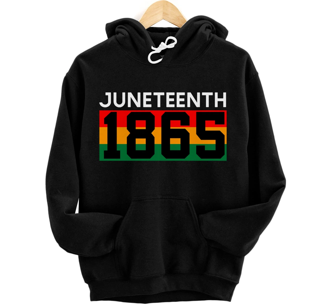 Personalized Juneteenth Freedom & Black History 1865 Independence Gift Pullover Hoodie