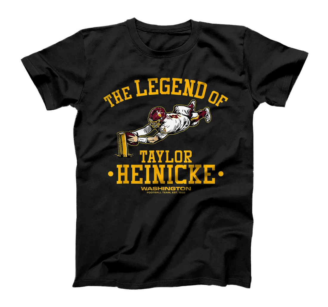 Personalized Washingtons-Team-The-Legend-of-Taylor-Heinicke T-Shirt, Kid T-Shirt and Women T-Shirt