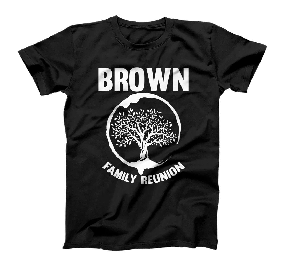 Womens Family Surname Brown Funny Reunion Last Name Tag T-Shirt, Women T-Shirt