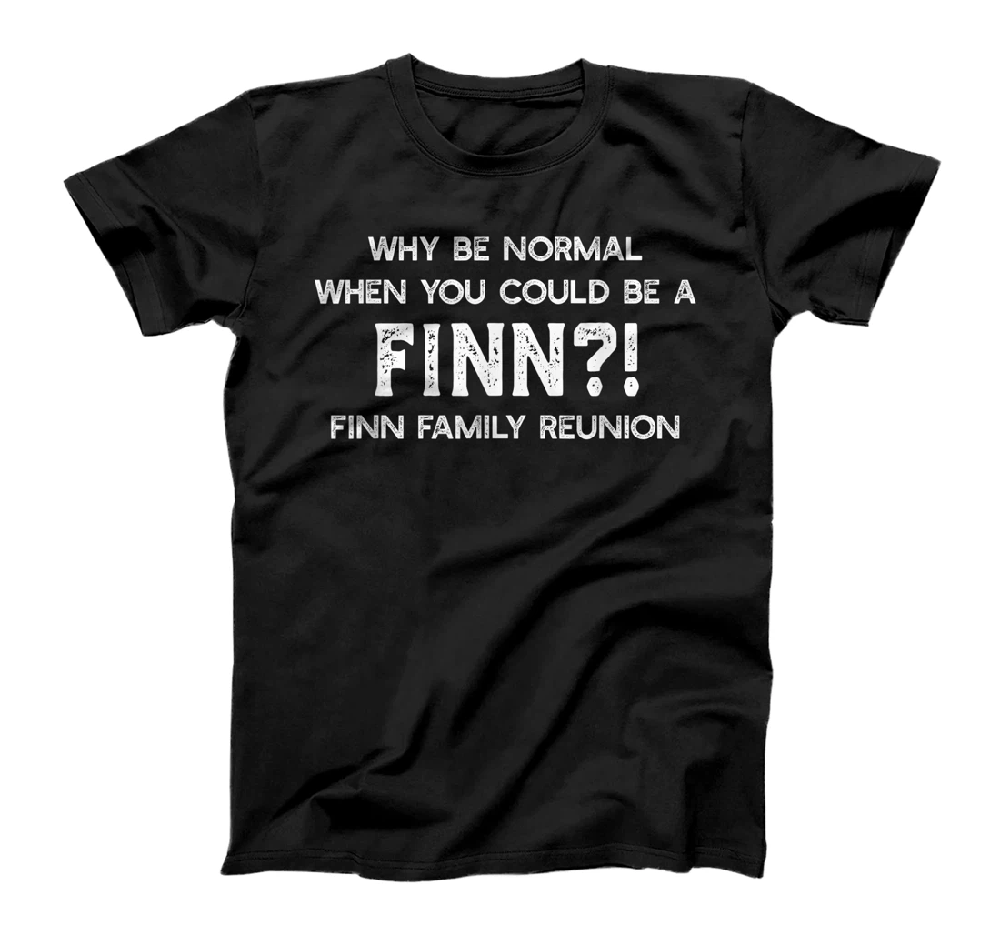 Family Surname Finn Funny Reunion Last Name Tag T-Shirt, Women T-Shirt