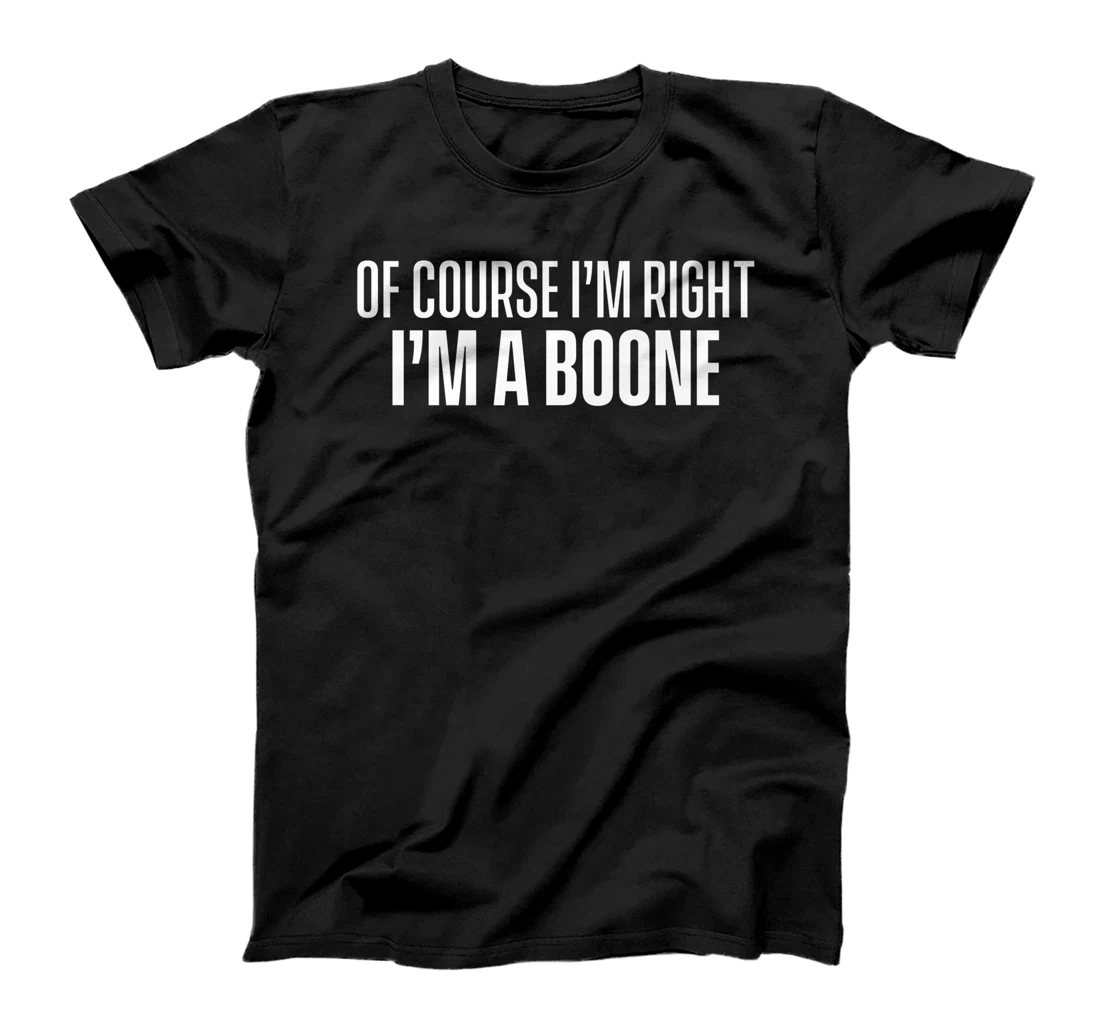 Womens Family Surname Boone Funny Reunion Last Name Tag T-Shirt, Women T-Shirt