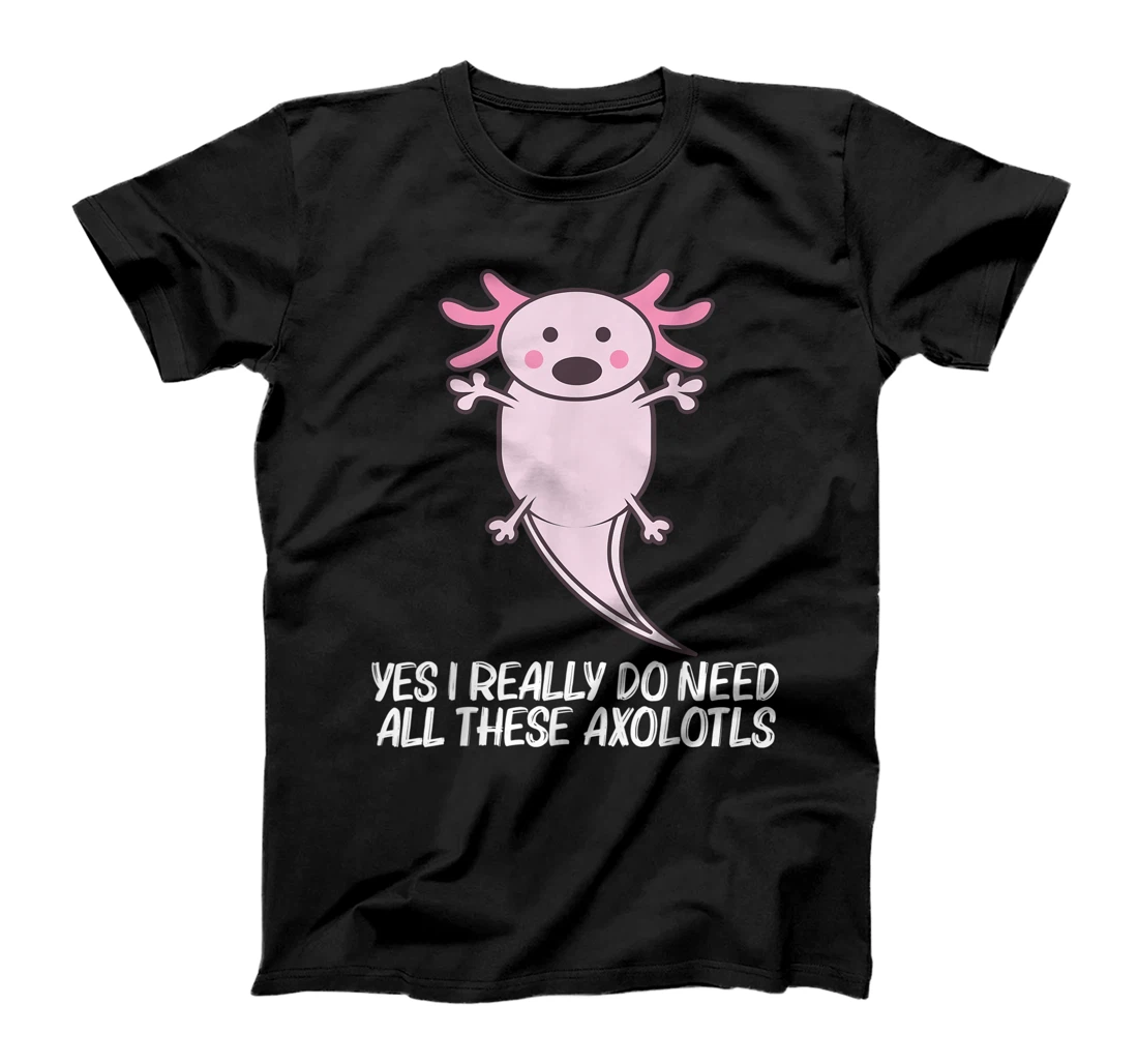 Personalized Cool Axolotl For Men Women Amphibian Mexican Walking Fish T-Shirt, Kid T-Shirt and Women T-Shirt