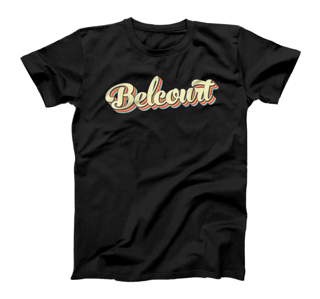 Personalized Belcourt TShirt Retro Art Baseball Font Vintage T-Shirt, Kid T-Shirt and Women T-Shirt