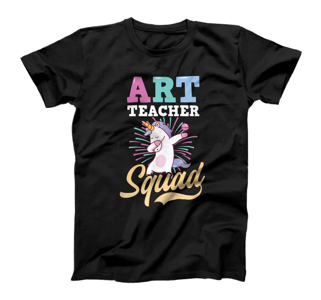 Personalized Womens Art Teacher Squad Design Art Teacher T-Shirt, Women T-Shirt