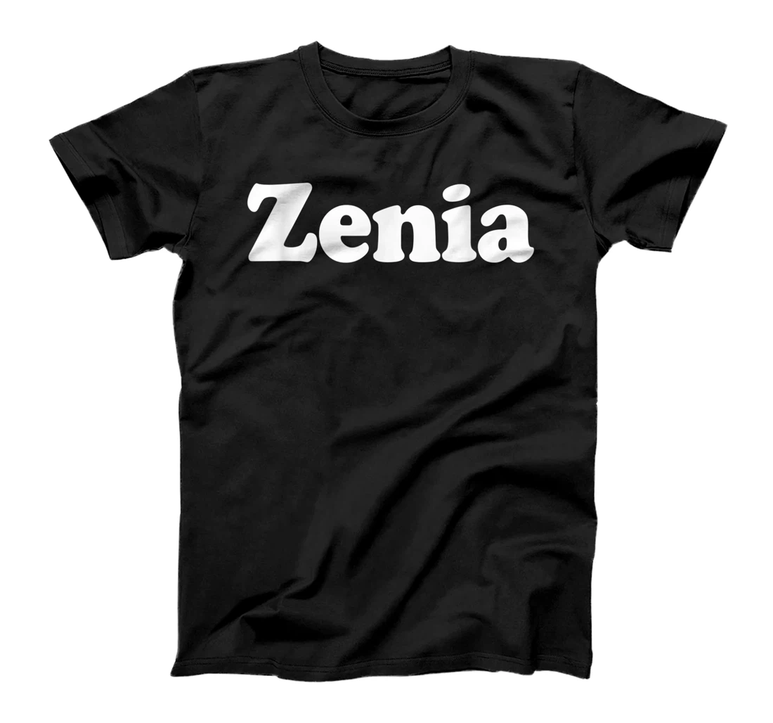 Personalized Zenia Name Funny Vintage Retro 70s 80s Funny T-Shirt, Women T-Shirt