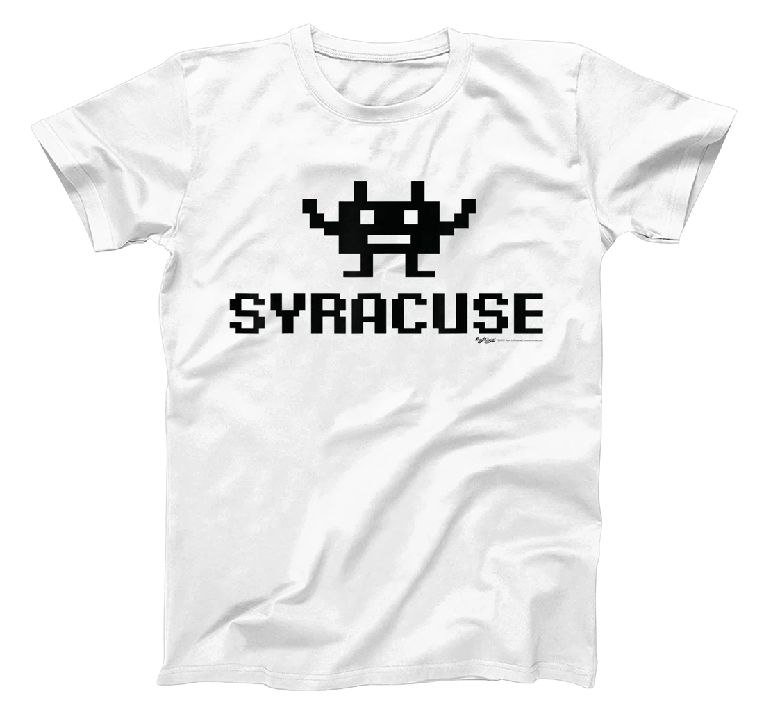 Personalized Womens Syracuse 8-Bit Gamer City T-Shirt, Women T-Shirt