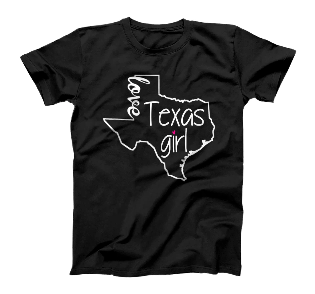 Texas Girl T-Shirt, Women T-Shirt I Love Texas Tee Home Tee T-Shirt, Women T-Shirt