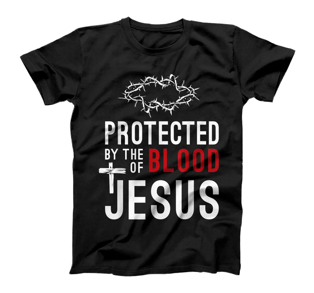 Womens Protected By The Blood Of Jesus Christian T-Shirt, Women T-Shirt
