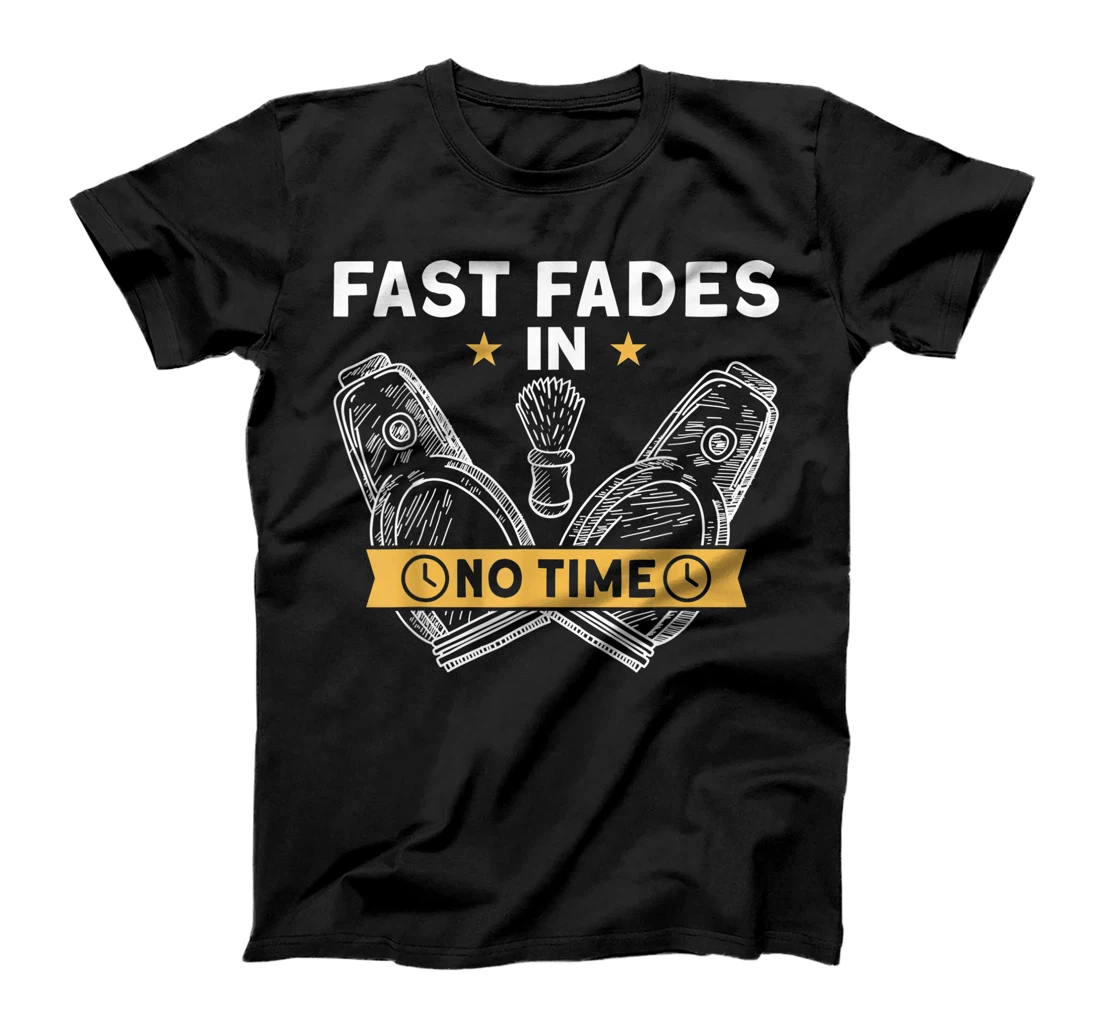 Shaving Time Barber Design For Beearded Men T-Shirt, Women T-Shirt