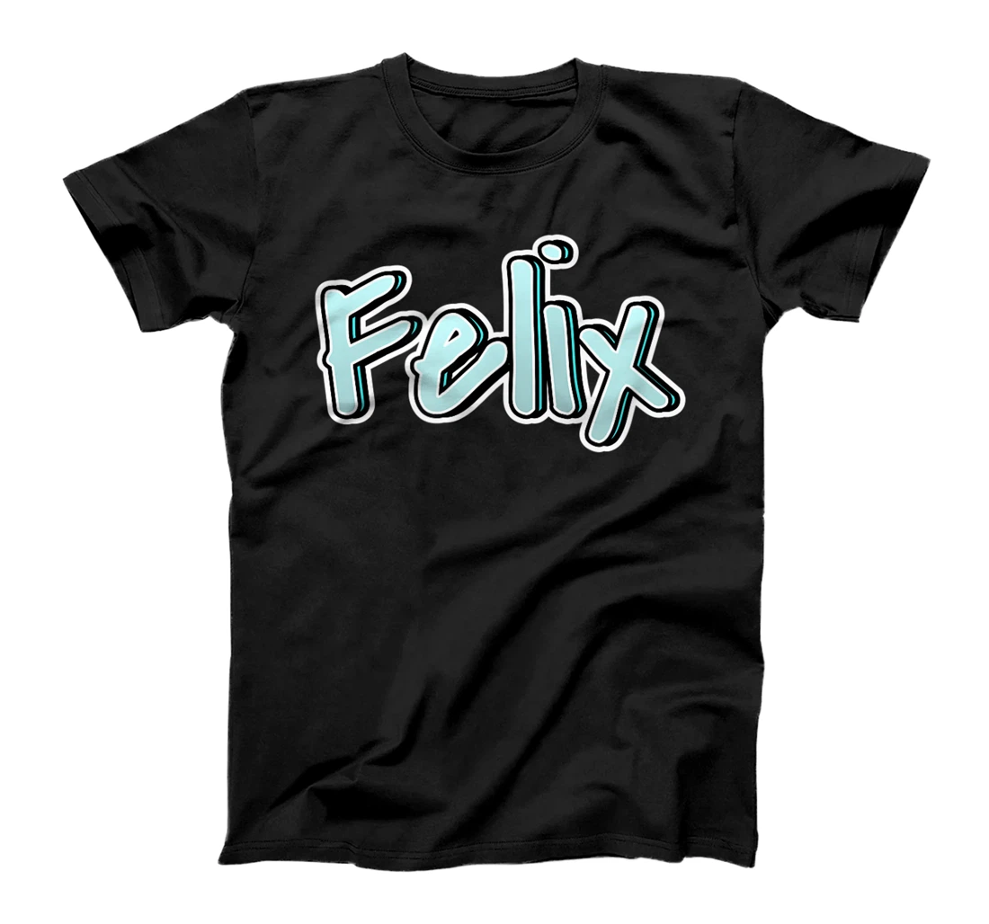 Felix First Name Graffiti Design T-Shirt, Kid T-Shirt and Women T-Shirt