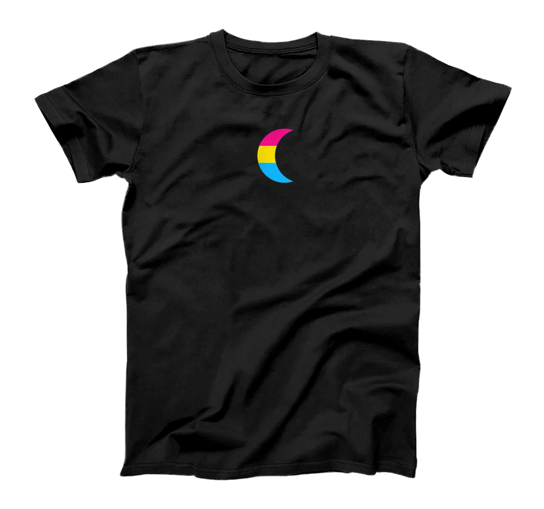 Subtle Moon Luna Pan Pride Month Pansexual Flag LGBT Art T-Shirt, Women T-Shirt