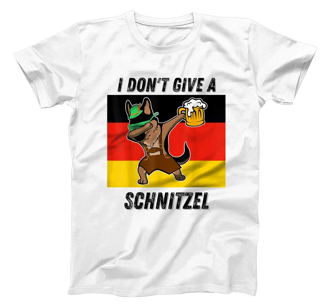 I Don't Give a Schnitzel Dabbing Oktoberfest Beer Festival T-Shirt, Women T-Shirt