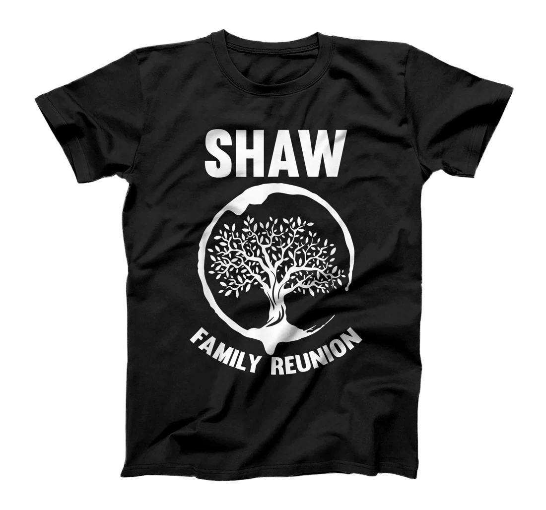 Family Surname Shaw Funny Reunion Last Name Tag T-Shirt, Women T-Shirt