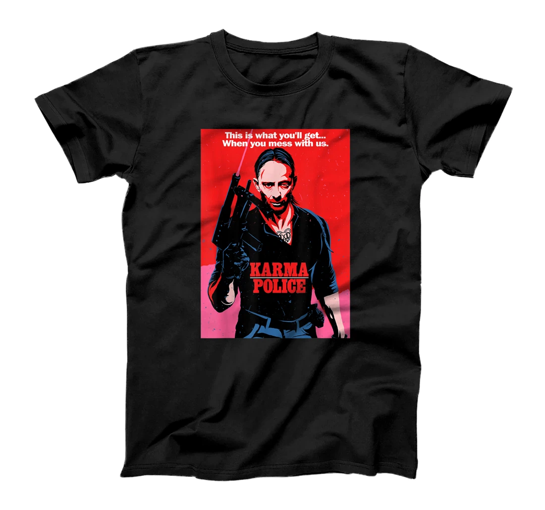 karmas funny police T-Shirt, Women T-Shirt