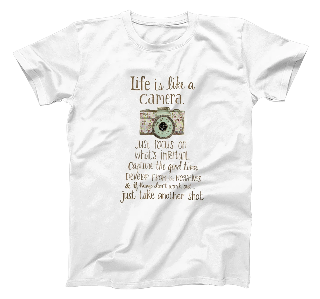 Life Is Like A Camera T-Shirt, Women T-Shirt
