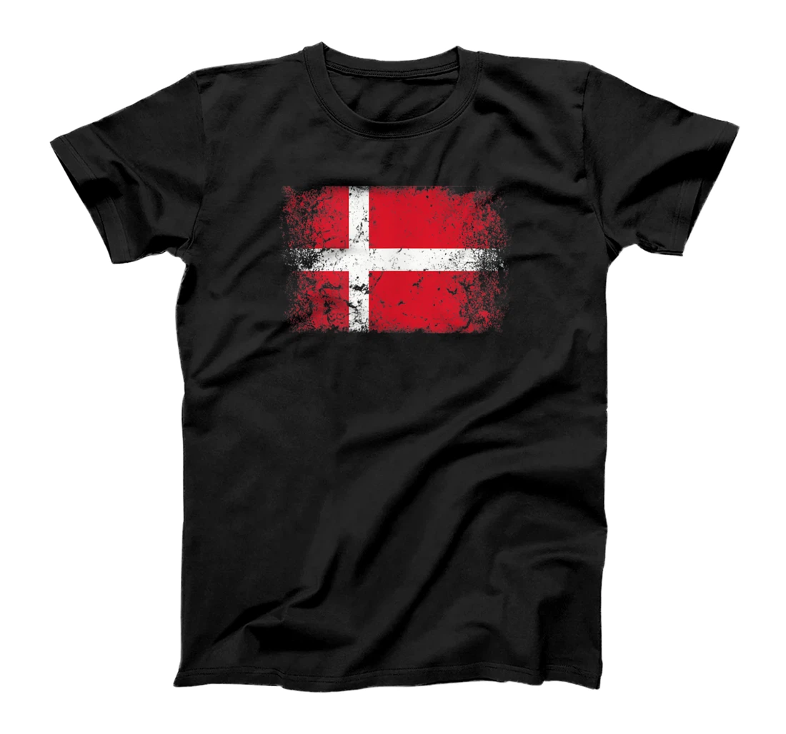 Denmark Vintage Flag Dane T-Shirt, Kid T-Shirt and Women T-Shirt