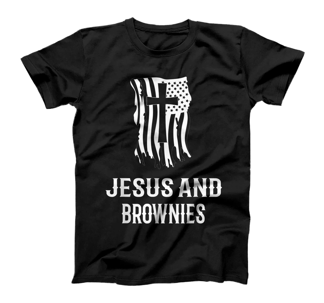 Jesus and Brownies! Christian Brownie Dessert Lovers T-Shirt, Women T-Shirt